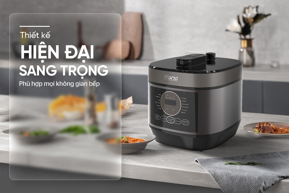 Nồi áp suất điện tử 5 lít Sunhouse Mama SHD1580